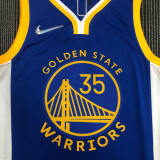 21-22 Warriors DURANT #35 Blue 75th Anniversary Top Quality Hot Pressing NBA Jersey