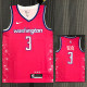 21-22 Wizards BEAL #3 Pink Red City Edition Top Quality Hot Pressing NBA Jersey