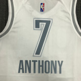 21-22 OKC ANTHONY #7 White City Edition Top Quality Hot Pressing NBA Jersey