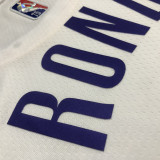 21-22 Lakers RONDO #4 White 75th Anniversary Top Quality Hot Pressing NBA Jersey