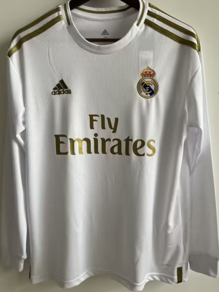 2019-2020 RMA Home Long Sleeve Retro Soccer Jersey (长袖)
