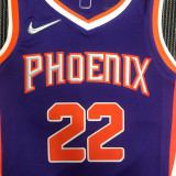 21-22 Suns AYTON #22 Purple 75th Anniversary Top Quality Hot Pressing NBA Jersey