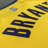 21-22 Lakers BRYANT #8 Yellow 75th Anniversary Top Quality Hot Pressing NBA Jersey