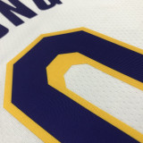 21-22 Lakers YOUNG #0 White 75th Anniversary Top Quality Hot Pressing NBA Jersey