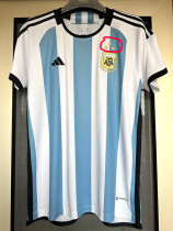 22-23 Argentina Home 3 Stars 1:1 Fans Soccer Jersey (三星)