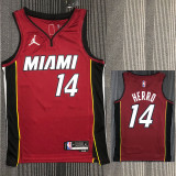 21-22 Heat HERRO #14 Red 75th Anniversary Trapeze Edition Top Quality Hot Pressing NBA Jersey