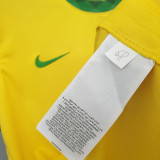 2020 Brazil Home 1:1 Yellow Fans Soccer Jersey