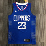 21-22 Clippers WILLIAMS #23 Blue 75th Anniversary Top Quality Hot Pressing NBA Jersey