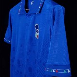 1994 Italy Home Blue Retro Soccer Jersey