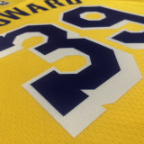 21-22 Lakers HOWARD #39 Yellow 75th Anniversary Top Quality Hot Pressing NBA Jersey