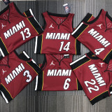 21-22 Heat BUTLER #22 Red 75th Anniversary Trapeze Edition Top Quality Hot Pressing NBA Jersey