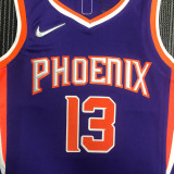 21-22 Suns NASH #13 Purple 75th Anniversary Top Quality Hot Pressing NBA Jersey