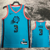 SUNS Paul #3 Blue Top Quality Hot Pressing NBA Jersey SUNS Paul #3 Blue Top Quality Hot Pressing NBA Jersey