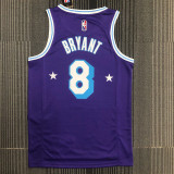 21-22 Lakers BRYANT #8 Purple City Edition Top Quality Hot Pressing NBA Jersey