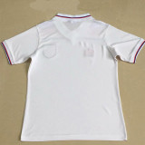 1980 England Home White Retro Soccer Jersey