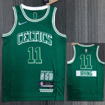 21-22 Celtics IRVING #11 Green City Edition Top Quality Hot Pressing NBA Jersey