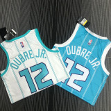 21-22 Hornets OUBRE JR. #12 Blue 75th Anniversary Top Quality Hot Pressing NBA Jersey