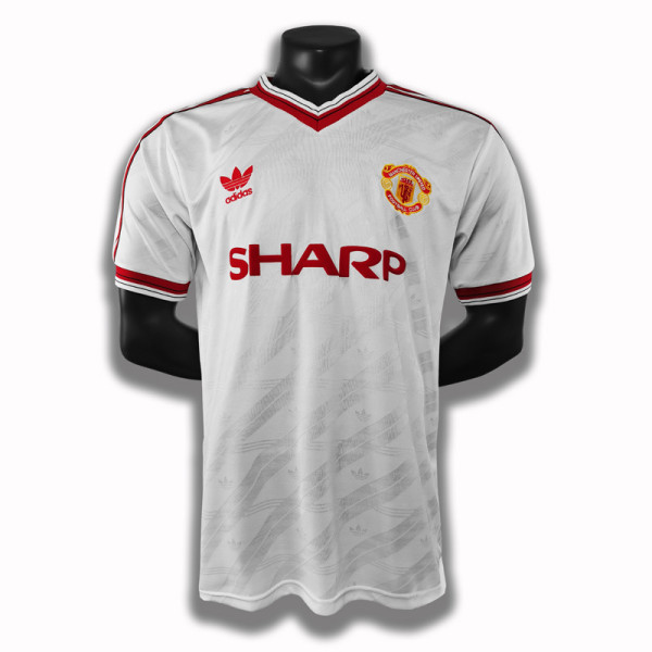 1986 Man Utd Home Retro Soccer Jersey