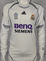 2006-2007 RMA Home Long Sleeve Retro Soccer Jersey (长袖)