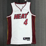 21-22 Heat OLADIPO #4 White 75th Anniversary Top Quality Hot Pressing NBA Jersey