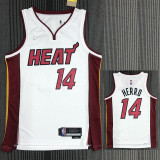21-22 Heat HERRO #14 White 75th Anniversary Top Quality Hot Pressing NBA Jersey