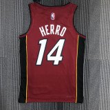 21-22 Heat HERRO #14 Red 75th Anniversary Trapeze Edition Top Quality Hot Pressing NBA Jersey