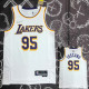21-22 LAKERS TOSCANO #95 White 75th Anniversary Top Quality Hot Pressing NBA Jersey