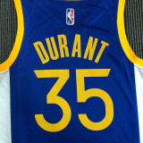 21-22 Warriors DURANT #35 Blue 75th Anniversary Top Quality Hot Pressing NBA Jersey