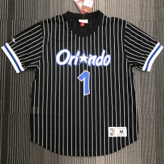 MAGIC McGRADY # 1 Black MitchellNess Retro Jerseys