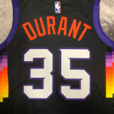21-22 SUNS DURANT #35 Black City Edition Top Quality Hot Pressing NBA Jersey