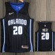 21-22 Magic FULTZ #20 Black 75th Anniversary Top Quality Hot Pressing NBA Jersey