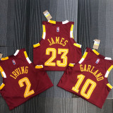 21-22 Cleveland Cavaliers GARLAND #10 Red City Edition Top Quality Hot Pressing NBA Jersey