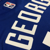 21-22 Clippers GEORGE #13 Blue 75th Anniversary Top Quality Hot Pressing NBA Jersey