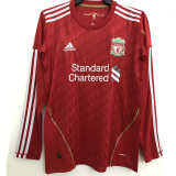 2010-2011 LIV Home Long Sleeve Retro Soccer Jersey (长袖)