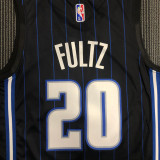 21-22 Magic FULTZ #20 Black 75th Anniversary Top Quality Hot Pressing NBA Jersey