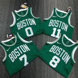 21-22 Celtics TATUM #0 Green 75th Anniversary Top Quality Hot Pressing NBA Jersey