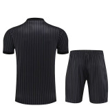 2023 Man Utd Casual Classic Black Training Short Suit