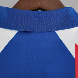 1988-1990 France Home Long Sleeve Retro Soccer Jersey (长袖)