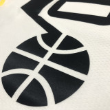22-23 JAZZ CLARKSON #00 White Top Quality Hot Pressing NBA Jersey