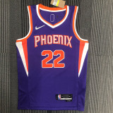 21-22 Suns AYTON #22 Purple 75th Anniversary Top Quality Hot Pressing NBA Jersey