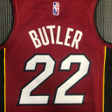 21-22 Heat BUTLER #22 Red 75th Anniversary Trapeze Edition Top Quality Hot Pressing NBA Jersey
