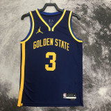 22-23 WARRIORS POOLE #3 Dark blue Top Quality Hot Pressing NBA Jersey (Trapeze Edition)
