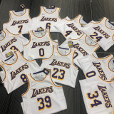 21-22 Lakers BRYANT #8 White 75th Anniversary Top Quality Hot Pressing NBA Jersey