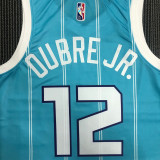 21-22 Hornets OUBRE JR. #12 Blue 75th Anniversary Top Quality Hot Pressing NBA Jersey