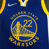 21-22 Warriors WIGGINS #22 Blue 75th Anniversary Top Quality Hot Pressing NBA Jersey