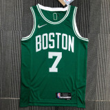 21-22 Celtics BROWN #7 Green 75th Anniversary Top Quality Hot Pressing NBA Jersey