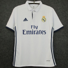 2016-2017 RMA Home Retro Soccer Jersey