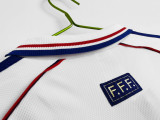1998 France Away Retro Soccer Jersey (不带小字)
