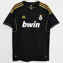 2011-2012 RMA Away Black Retro Soccer Jersey