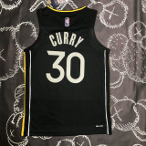 WARRIORS Glory version CURRY #30 Black Top Quality Hot Pressing NBA Jersey
